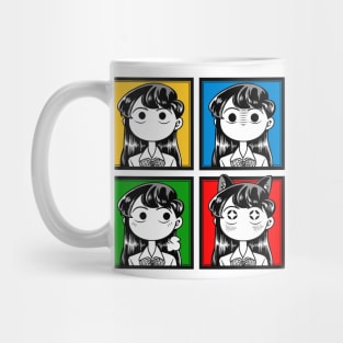 Komi-san Faces Mug